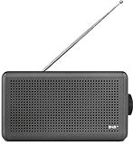 Nordmende Transita 210 – Tragbares DAB+ & UKW Digitalradio (Portable Musikbox mit Bluetooth Lautsprecher, Outdoor Radio mit Akku & Uhr)