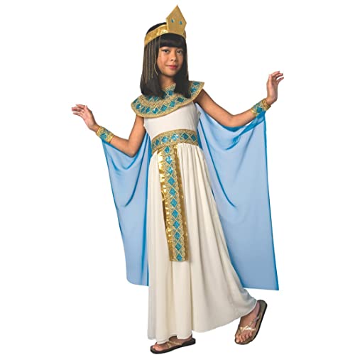 Morph Kleopatra Kostüm für Mädchen, Göttin Verkleidung, Faschingskostüm Kinder - S (110- 122)