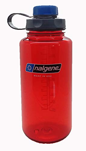 Nalgene Flasche 'Everyday Weithals' - 1 L, rot, capCAP'-blau