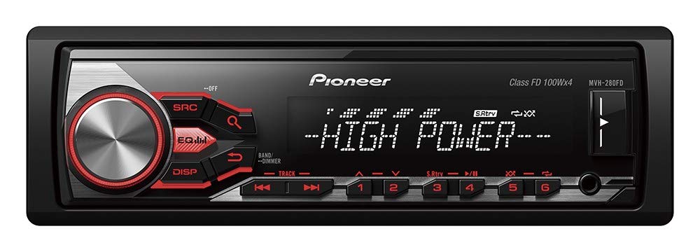 Pioneer MVH-280FD Autoradio, Mehrfarbig
