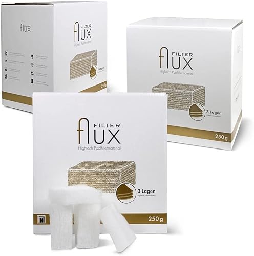 Flux Gold Professional 250g 3-D Professional Filtersegmente aus High-Tech-Polymerfasern 750g