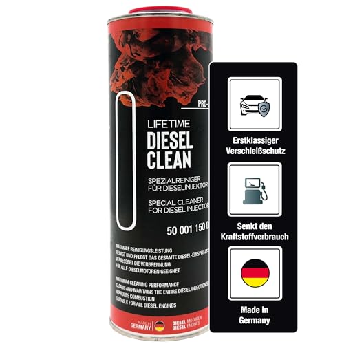 LIFETIME Diesel CLEAN Pro-Line - 1.000ml hochwirksamer Diesel Reiniger | Diesel Systemreiniger | Injektoren Reiniger Diesel | Diesel Additiv | alle 10.000km