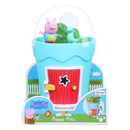 Peppa Pig PP102 Peppa Pots George Pig Kids' Animal & Insect Habitat Kits, Blue, 10.5 x 12 x 15.8 cm