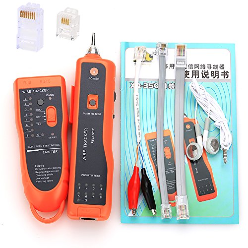 CRUISER RJ11 RJ45 Cat5 Cat6 Telephone Wire Tracker Tracer Toner Ethernet UTP LAN Network Cable Tester Detector Line Finder by Cruiser