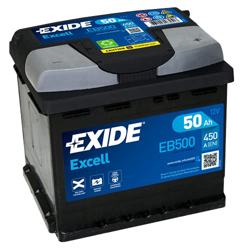 Exide EB500 EXCELL STARTERBATTERIE 12V 50AH 450A