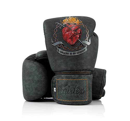 Fairtex Heart of a Warrior Premium Muay Thai Boxhandschuh, Limitierte Auflage