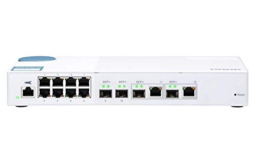 Qnap QSW-M408-2C Desktop Switch 8-port Web Managed 1G/2xCombo 10G SFP+