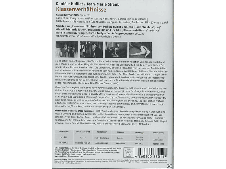 KLASSENVERHÄLTNISSE DVD