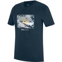 Wild Country Herren Flow Graphic T-Shirt, Deepwater, S