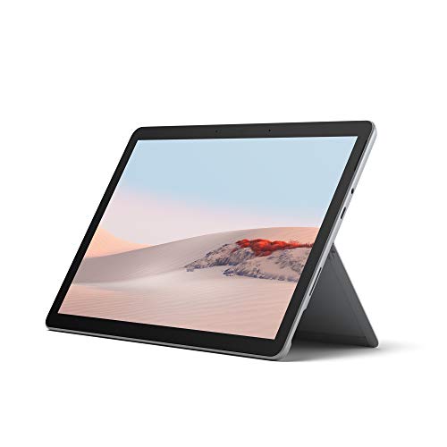 Microsoft Surface GO 2 Tablet, 10,5 Zoll, 4 GB RAM, 64 GB SSD, Dual-Core Intel Pentium Gold 4425Y, Windows 10 Home, Platin (überholt)