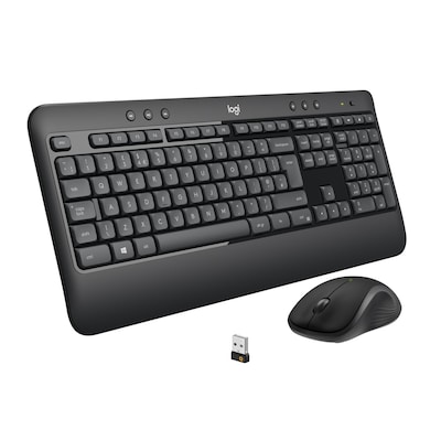 Logitech MK540 Advanced Kabelloses Tastatur-Maus Set, 2.4 GHz Wireless Verbindung via Unifying USB-Empfänger, 3-Jahre Akkulaufzeit, Für Windows und ChromeOS PCs/Laptops, Spanisches QWERTY-Layout
