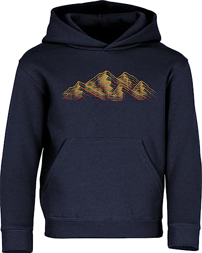 Baddery Kletter Pullover für Jungen : Alpen - Kinder Sport Kleidung Outdoor - Sweatshirt Kinder - Kletter Ausrüstung Zubehör (Navy 128)