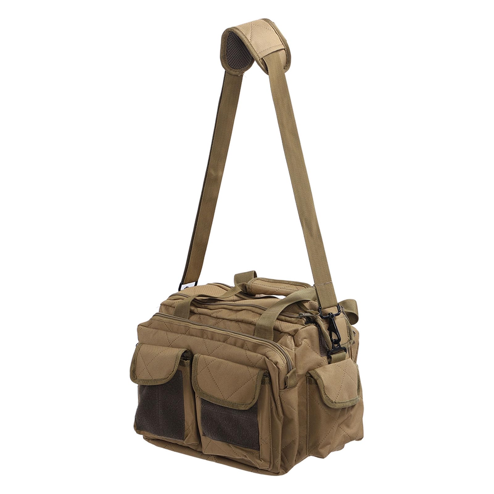 Militärsporttasche, Großes Fassungsvermögen, Bequemer Griff, Verschleißfest, Große Sporttasche für Camping (Khaki)