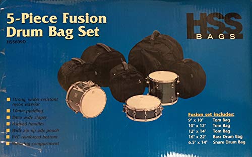 HSS Bags 609D 5-Piece Fusion Drum Bag Set