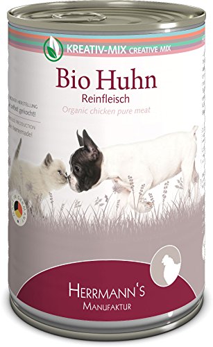 Herrmanns Bio Huhn 100 Prozent, 12er Pack (12 x 400 g)