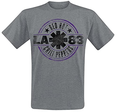 Red Hot Chili Peppers LA 83 Männer T-Shirt grau meliert XXL