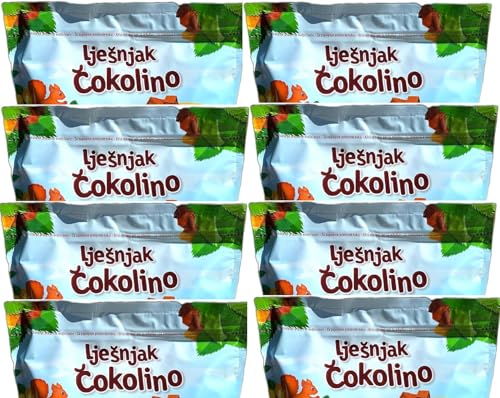 Lino Cokolada ljesnjak, Instant Getreideflocken mit Schokoladengeschmack Haselnuss und Vitaminen Podravka Kroatien 1 kg (8 kg)