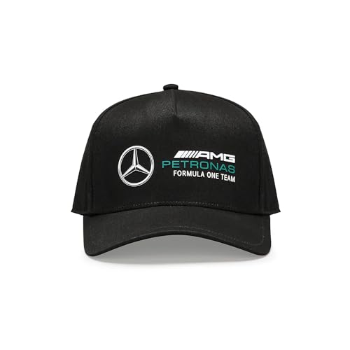 MERCEDES AMG PETRONAS Formula One Team - Offizielle Formel 1 Merchandise Kollektion - Kinder-Rennfahrer-Mütze - Schwarz - Kinder - Einheitsgröße