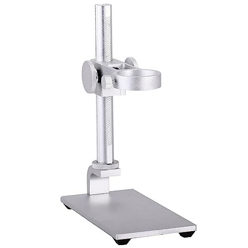 Luejnbogty Mikroskop-Halterung, weiß, Halterung aus Aluminiumlegierung, Halterung 35 mm, für die Wartung und das Schweißen des Mikroskops