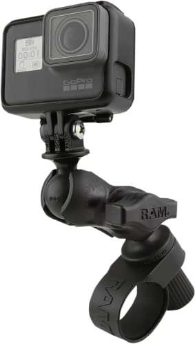 RAM MOUNTS Tough-Strap Lenkerhalterung für GoPro und andere Action-Kameras RAP-B-460-A-GOP1U für Fahrradlenker