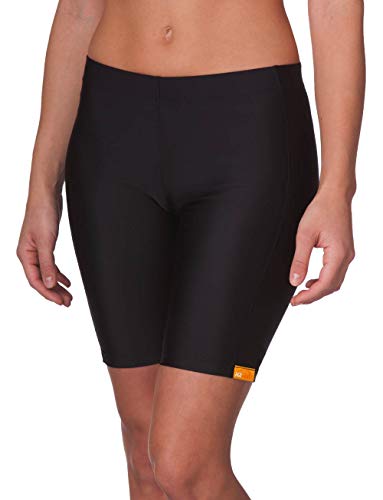 IQ-Company Damen Bikinihosen UV Kleidung 300 Shorts, schwarz, XXL (46)