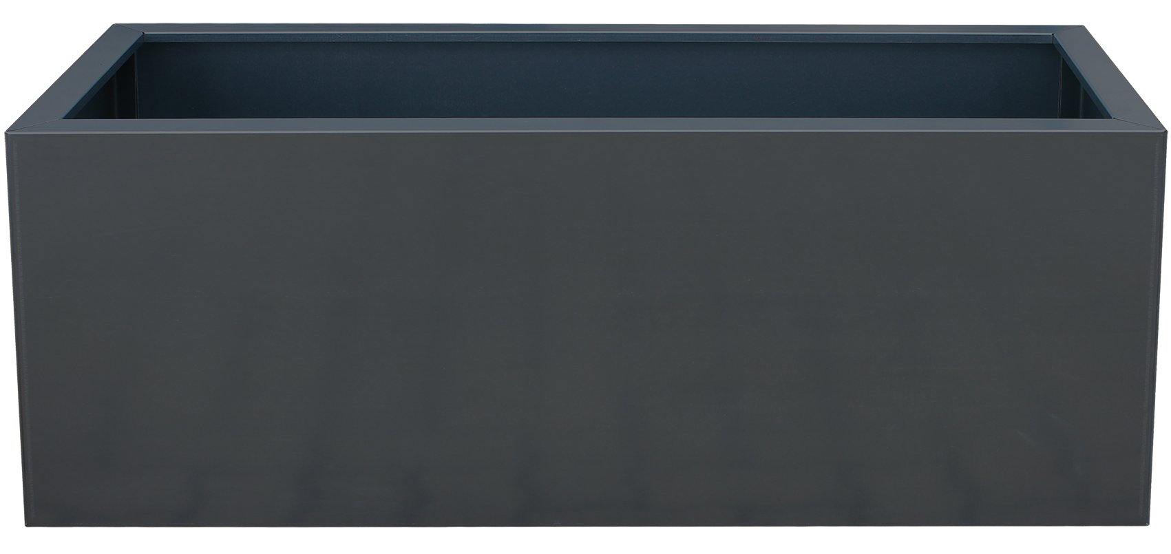 Palatino Exclusive Line Hochbeet/Pflanzkübel LOTTE aus verz. Stahl anthrazit 150 x 40, Höhe 50 cm, modular