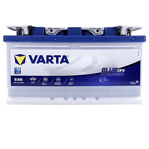 VARTA Blue Dynamic EFB Autobatterie, E46, 575 500 073, 75 Ah, 730 A