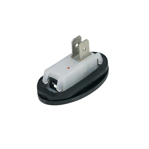 LUTH Premium Profi Parts Schalter kompatibel mit Whirlpool 481227618335 Druckknopf Oval für Gaskochmulde Gaskochfeld