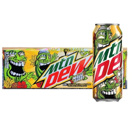 12er Tray Mountain Dew - 12 x 355 ml + Heartforcards® Versandschutz (Maui Burst)