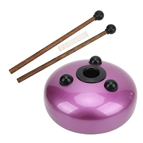 Percussion-Äthertrommel, einfach zu bedienen, 8-Töne-Design, 5,5-Zoll-Zungentrommel mit Trommelstöcken für Meditation für Kinder für den Musikunterricht