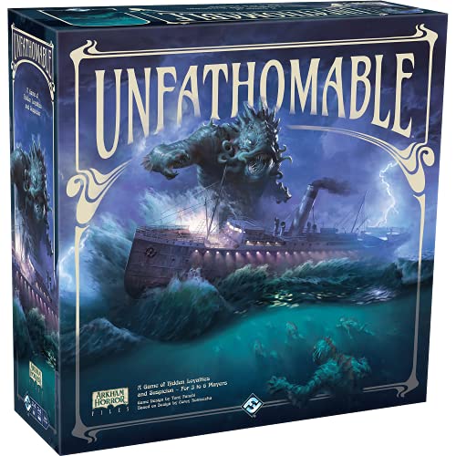 Fantasy Flight Games | Unfathomable | Brettspiel | Alter 14+ | 3-6 Spieler | 120-240 Minuten Spielzeit