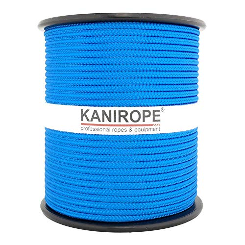 Kanirope® PP Seil Polypropylenseil MULTIBRAID 4mm 300m Farbe Blau (0912) 16x geflochten