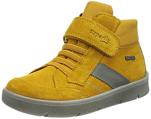 Superfit Baby Jungen ULLI leicht gefütterte Gore-Tex Lauflernschuh, GELB/HELLGRAU 6000