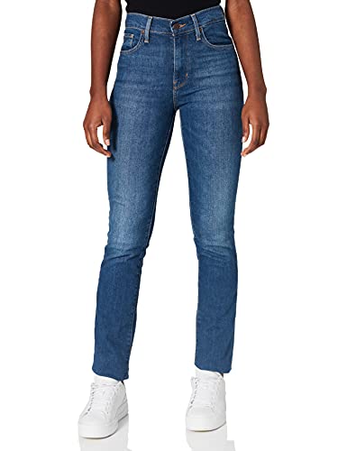 Levi's Damen 724 High Rise Straight Jeans, Blau (Los Angeles Steeze 0076), W33/L32