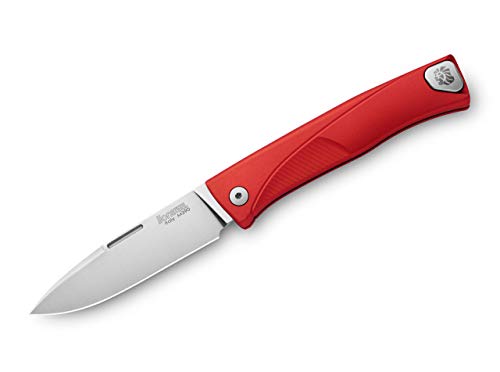 LionSteel Unisex – Erwachsene Thrill Red Taschenmesser, Rot, 18cm