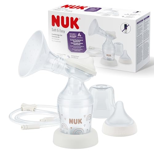 NUK Soft & Easy Erweiterungsset | für die Soft & Easy elektrische Milchpumpe | inkl. NUK Perfect Match Babyflasche 150 ml | 1 Stück