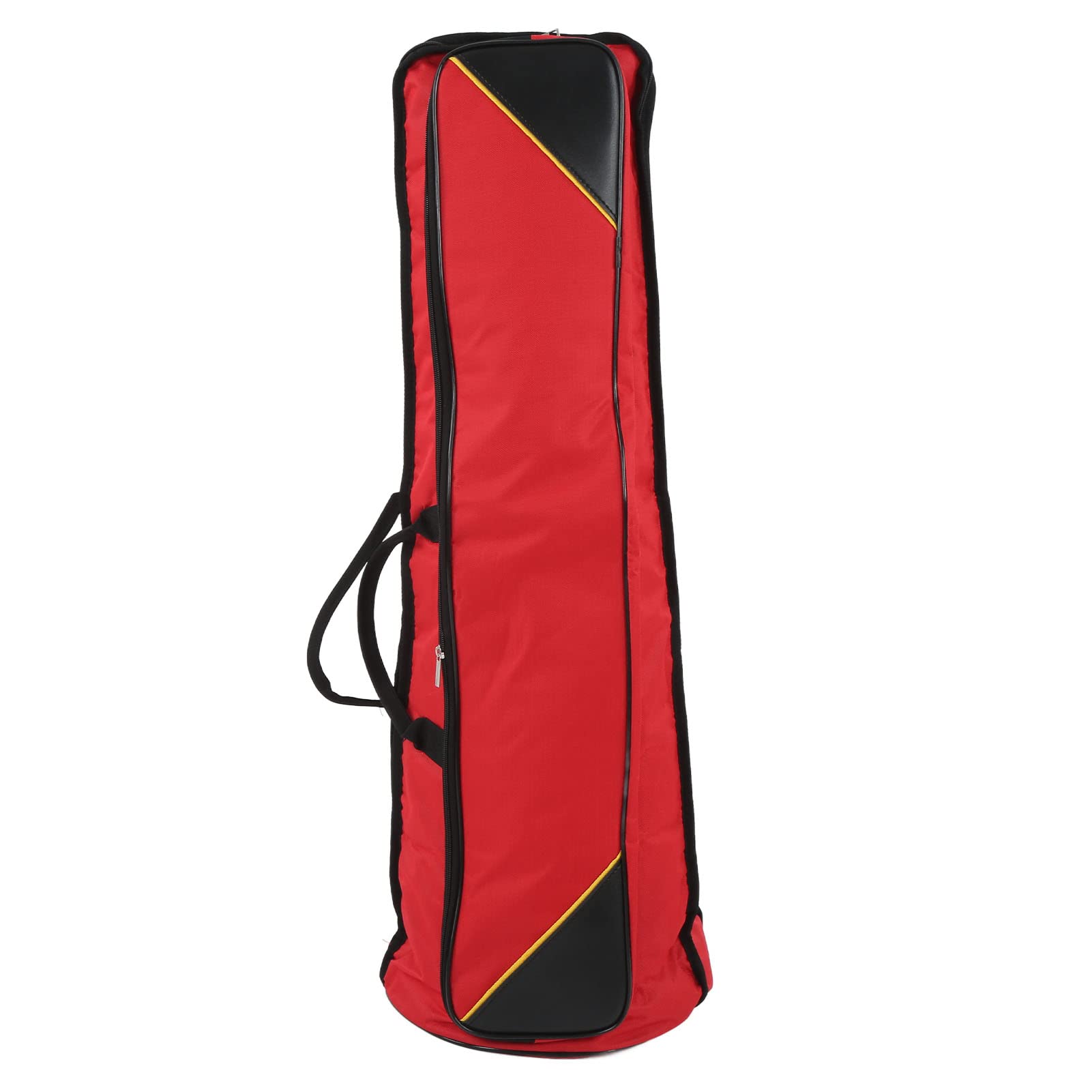 Posaune Gig Bag, 87cm Länge Strapazierfähige weiche Posaunen Schutzhüllen Tragbares Oxford Tuch für Tenorposaune(rot)