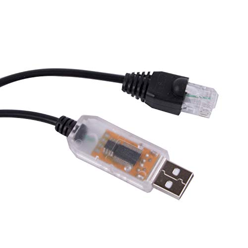 Suamdoen USB auf RJ45 RS485 serielles Programmierkabel für Delta IFD6500 Kommunikation RS485 Adapter Konverter Kabel Unterstützung Win10