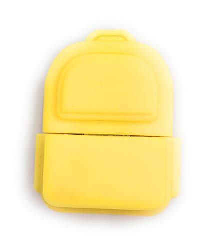Onwomania Rucksack Tasche Schule gelb USB Stick USB Flash Drive 128GB USB 3.0