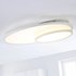Brilliant LED-Deckenaufbau-Paneel Bility Oval 61 cm x 45 cm Weiß