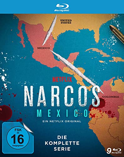 NARCOS: MEXICO - Die komplette Serie (Staffel 1 - 3) LTD. [Blu-ray]