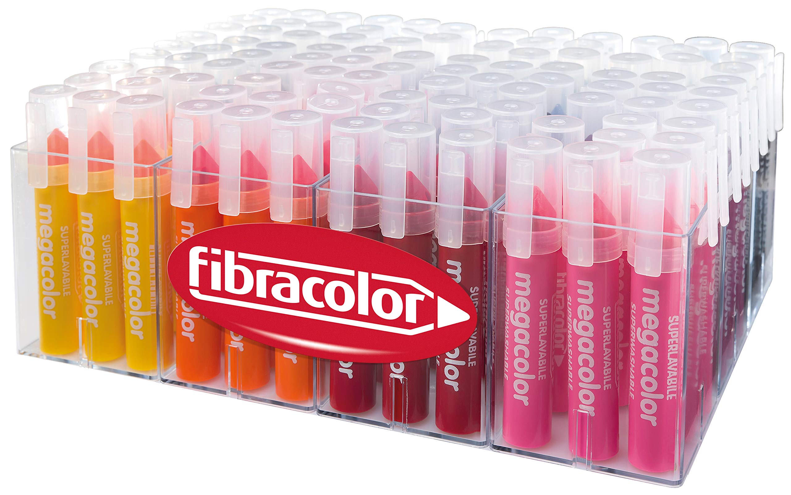 Fibracolor Megacolor Multispachtel 100 Filzstifte konisch Maxi superabwaschbar