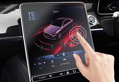 REXGEL Bildschirmschutz 12,8-Zoll-Displayschutz aus gehärtetem Glas für Autonavigation für Mercedes-Benz S-KLASSE W223 2021 (Color : 12.8 inch)
