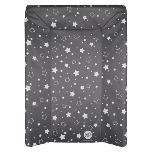 Babycalin Wickelauflage, luxuriös, mit Sternen, Beige, 50 x 70 cm, mit aufgedruckter Messleiste, mehrfarbig, BBC510717