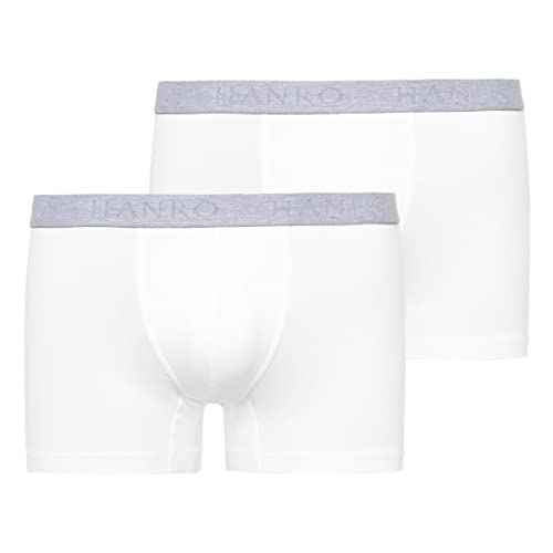 HANRO Herren Pants 2Pack Cotton Essentials (0101 white), Gr. S