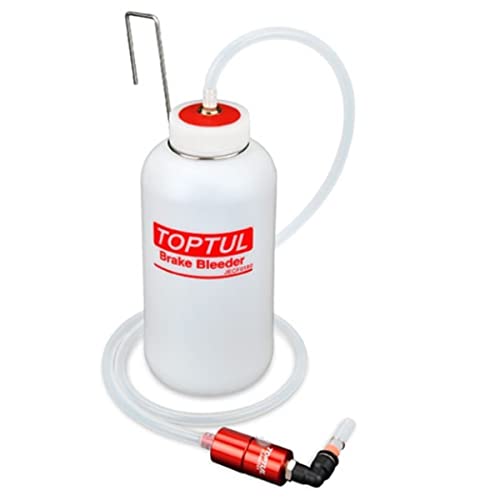 Behälter Flasche für Bremsflüssigkeitswechsel, Rückschlagventil TOPTUL JECF0180