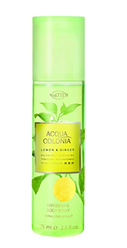 4711 Acqua Colonia Lemon and Ginger unisex, Bodyspray, Vaporisateur/Spray 75 ml, 1er Pack (1 x 0.272 kg)