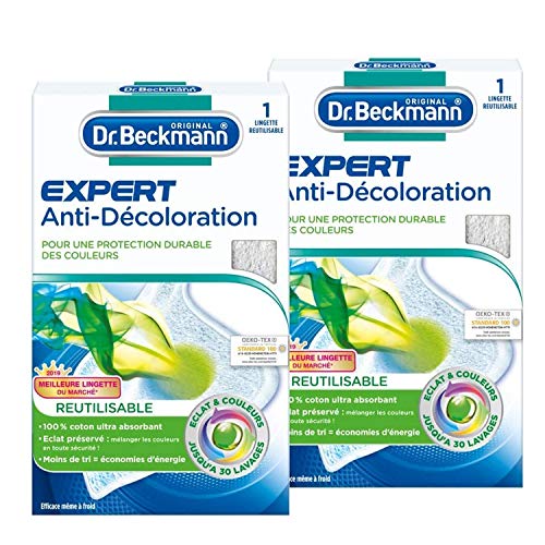 Dr. Beckmann – Reinigungstuch Intensiv Verfärbungsschutz wiederverwendbar x1 – Lot de 2