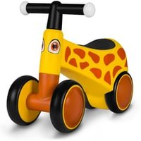 LIONELO Sammy Baby Rider 1 bis 3 Jahre, 4-Rad-Reiter bis 25 kg, rutschfeste Griffe mit Beleuchtung, ergonomischer Sitz mit 3 Mustern, für Jungen und Mädchen