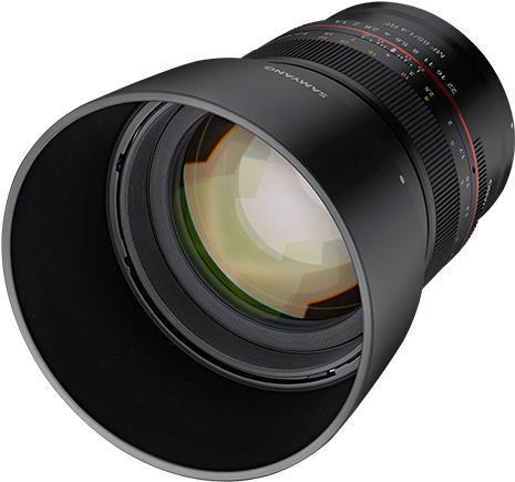 Samyang MF 85mm F1.4 RF Canon EOS R - manuelles Objektiv mit 85 mm Festbrennweite für spiegellose Canon Vollformat oder APS-C Kameras mit RF Anschluss, 72mm Filtergewinde, ideal für Portrait